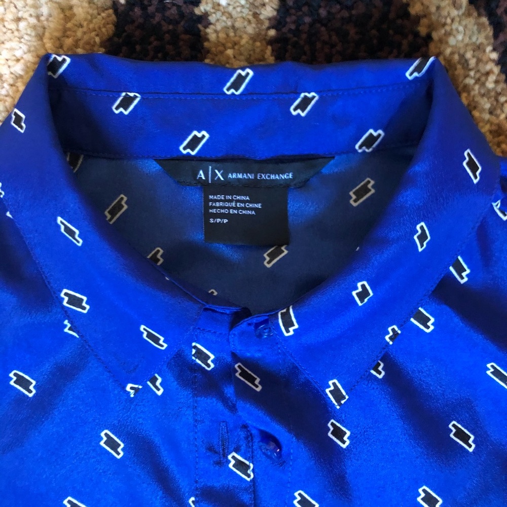 Armani Exchange tunic button down - Picture 3 of 6
